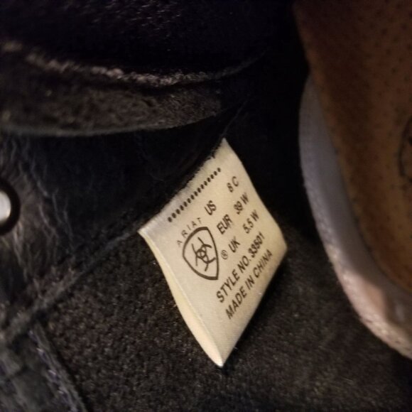 Ariat 8C High Top Boots Leather Kiltie Lace Up Granny 33501 Heritage Lacer - Picture 4 of 12